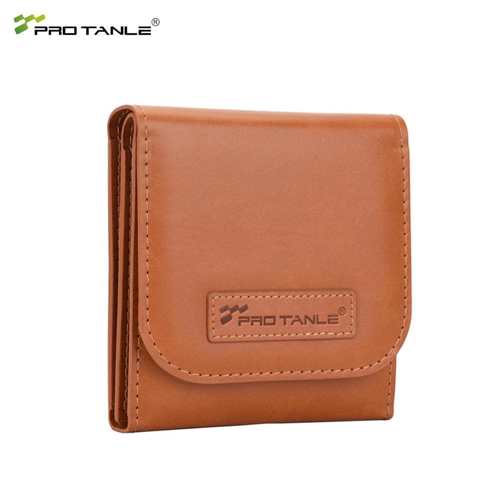 PRO TANLE Filter Hard Storage Case PU Leather Protective Bag Dust-Proof Carrying Punch Holds 3PCS