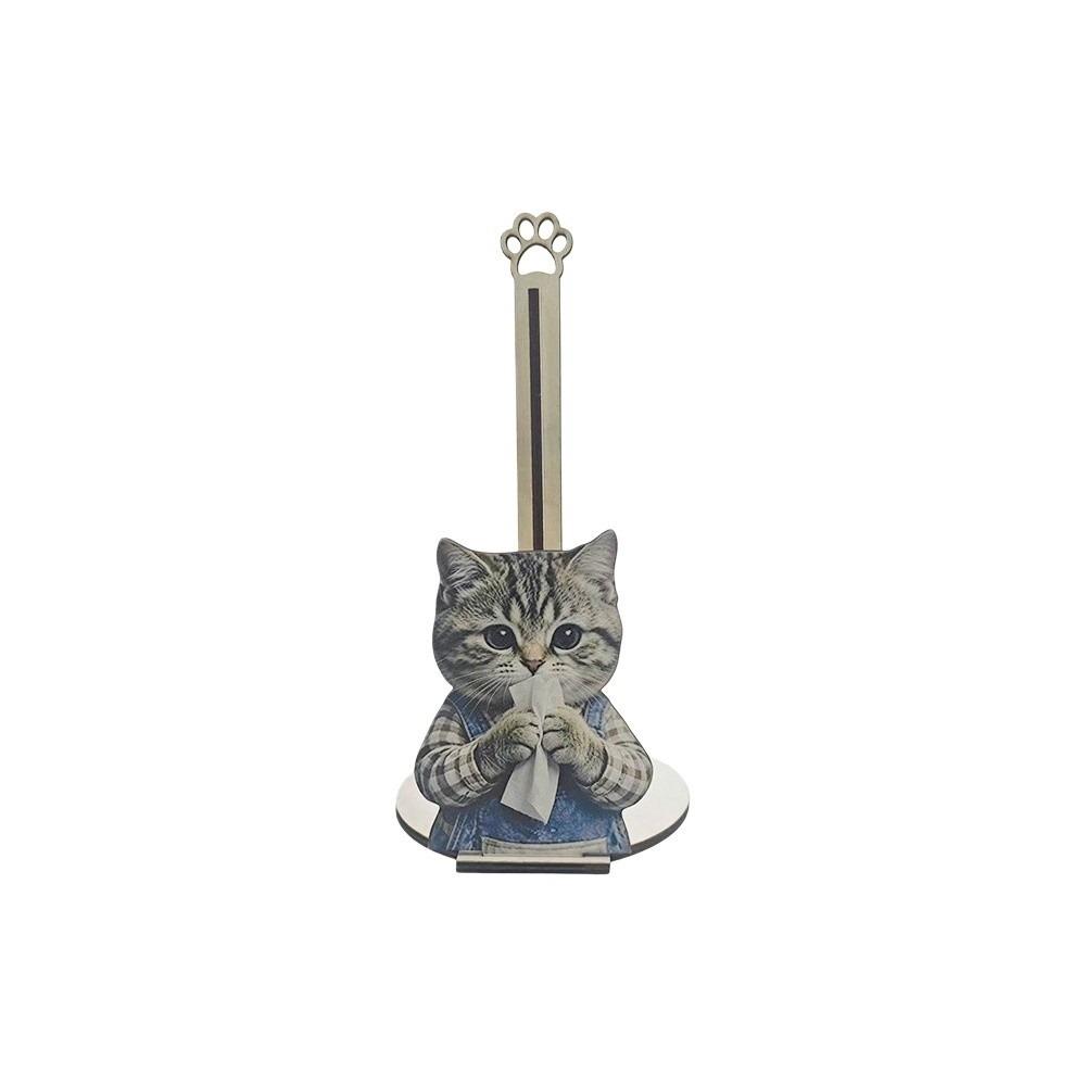 Adorable Tissue Holder Bow Roll Paper Standing Rack Desktop Decoration Kitchen Towel Rack Bathroom