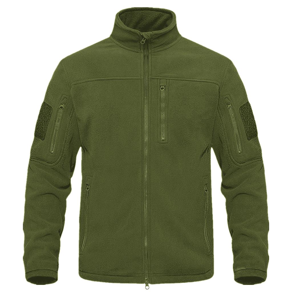 Warm Fleece Jacket Men's Tactical Jacket Softshell Jacket Outdoor Hiking Outwear Windbreaker Thicken Coat