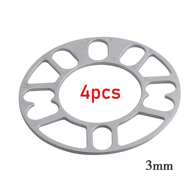4 шт. автомобильные проставки для колес, алюминиевые проставки для колес, пластины для 4 люверсов, 5 люверсов 4x100 4x114,3 5x105 5x108 5x112 5x115 5x114,3 5x120