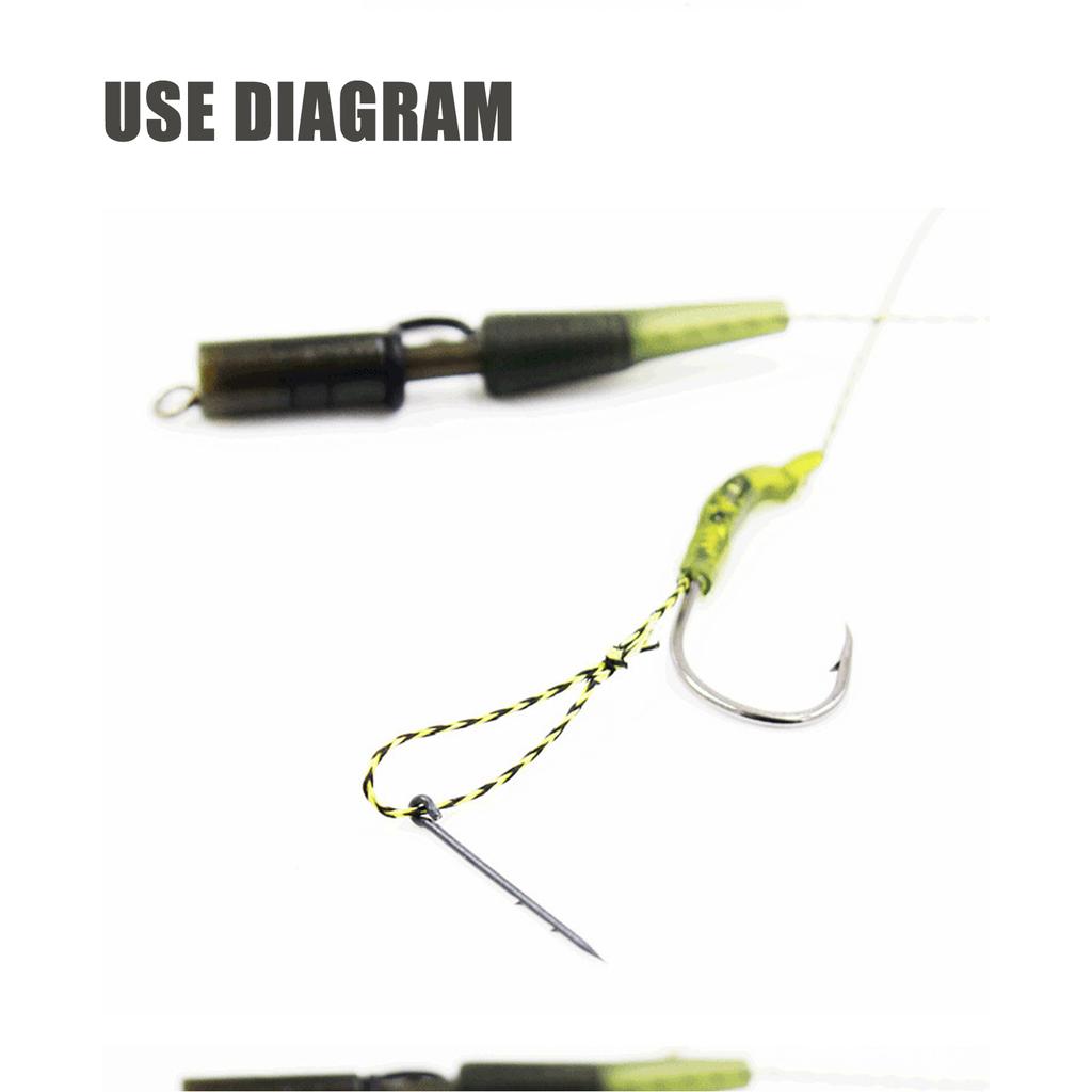 20Pcs Carps Fishing Hook Metal Baits Spike for Baits Metal Baits Spike Carps Fishing Hook Baits Sting Boilies Pin Spikes