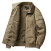 Cotton Tooling Jacket Men's Spring and Autumn Casual Loose Turtleneck Bomber Jacket