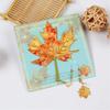 Creative Leaf Metal Autumn Element Bookmarks Stationery Decorative Bookmark  Teachers and Students