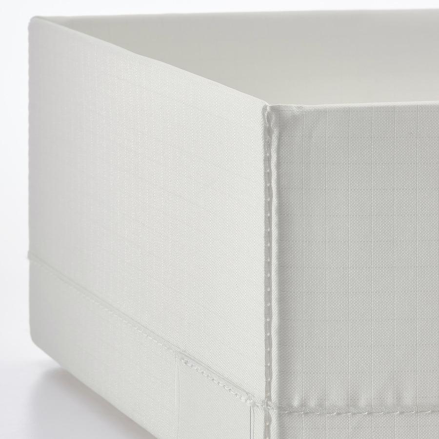 Коробка белая с отделениями, STUK Box with Compartments White (34 x 51 x 18 cm),  IKEA