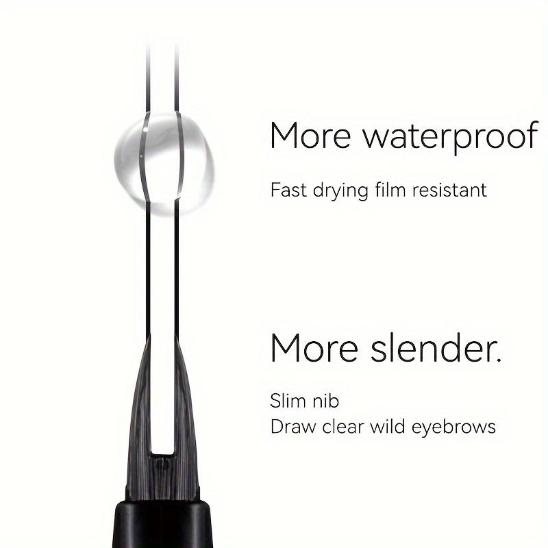 Waterproof Eyebrow Pencil - Sweat-Proof, Long-Lasting Natural Look, Multi-Use for All Skin Types