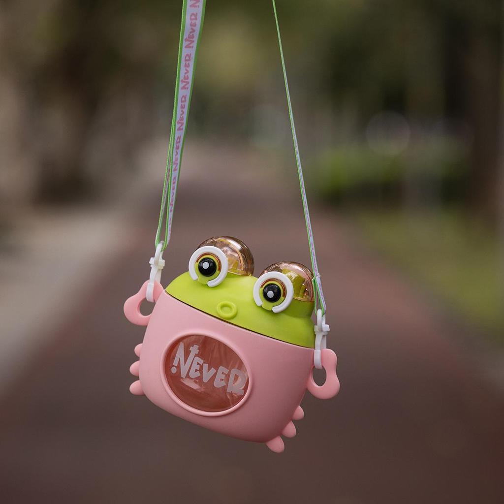 Mr. Krabs Cartoon Anti-Fall Straw Cup: High-Value Children's Plastic Water Cup