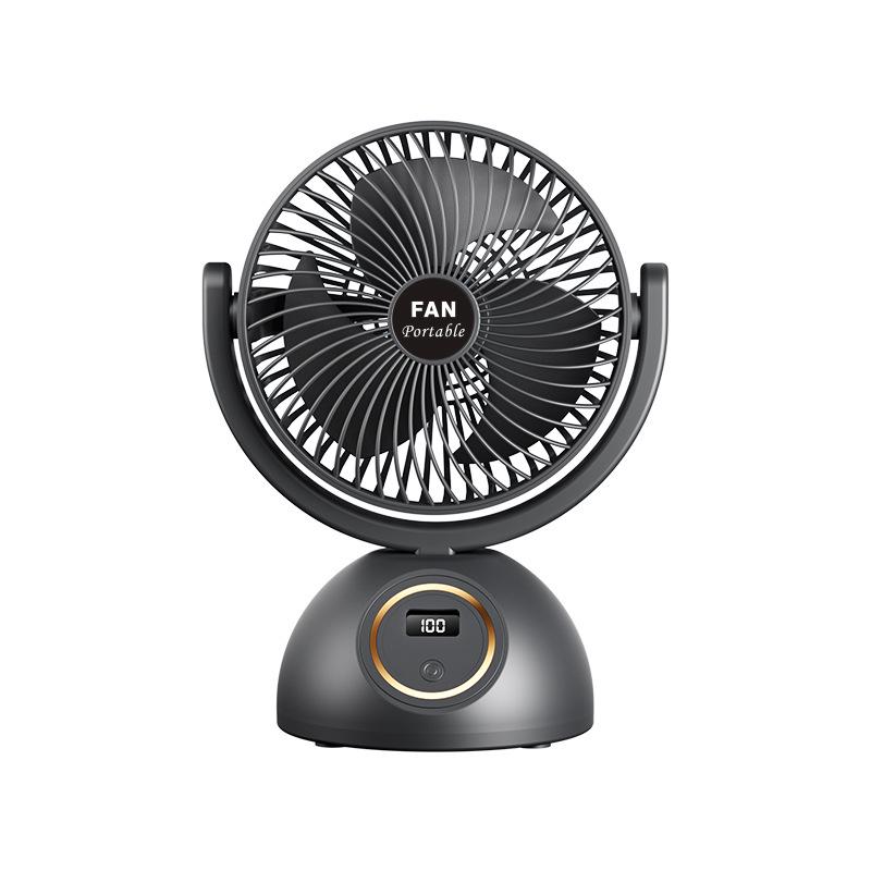 Best-Selling Wall-Mounted Desktop Fan with Long Battery Life, Quiet USB Operation, and Smart Digital Display