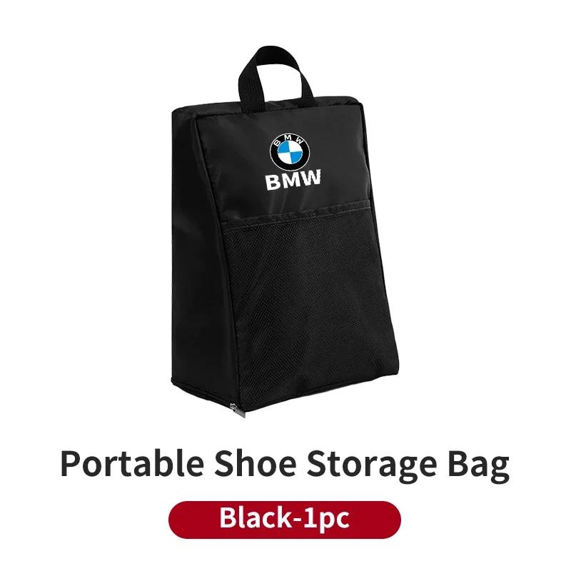 BIFL6 Hot Car Label Sneaker Organiser Portable Shoe Oxford Cloth Storage Bag Travel Accessories For BMW E46 E90 E60 F10 E39 F30 E