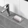 2 PCS Soap Dish, Silicone Soap Dish, Shower, with Drain, Soap Dish, Soap Dish Box for Shower Bathroom Kitchen, Soap Drainer, Easy Cleaning