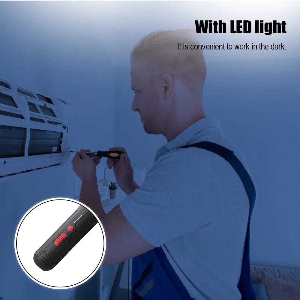 Мини-электрическая отвертка, аккумуляторная аккумуляторная отвертка, портативный электроинструмент, дрель, умная отвертка