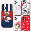 Fujiya Milky Peko-Chan Чехол для телефона Черный Силикон Мягкий Корпус Для IPhone 17 16 15 14 13 12 11 Air Pro Max Plus Горячая Распродажа