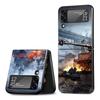 Чехол для мобильного телефона Tanks Fighter Warship для Samsung Galaxy Z Flip4 Flip3 5G, черный чехол Z Flip 4 3, роскошный жесткий чехол из ПК Zflip3