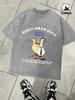 Gentleman Duck Like Free Printing Retro Mens TShirt Fashion ONeck Tee Snow Wash Clothing Soft Cotton Loose Short Sleeve