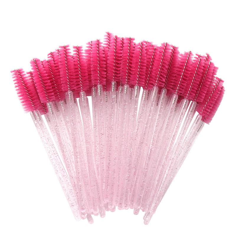 50Pcs/pack Eyelash Brush Disposable Eye Lashes Comb Applicator Makeup Tools Mascara Extension Comb Wands Brushes