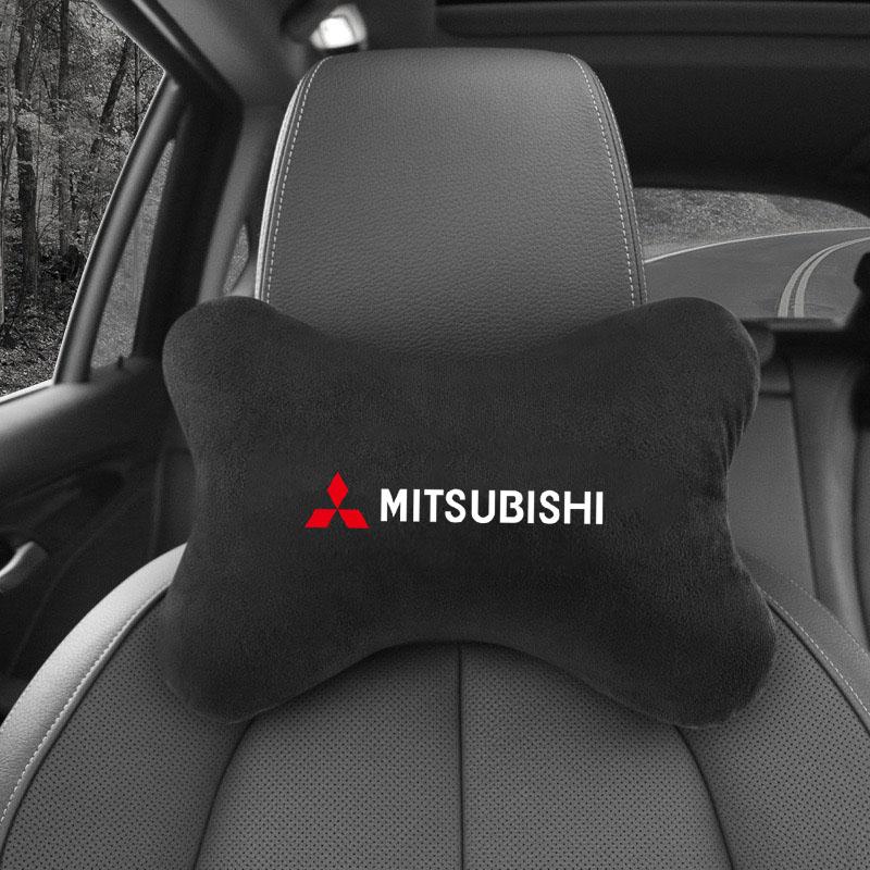 pdsh9 Car Seat Neck Pillow Headrest Lumbar Belt Shoulder Pads for Mitsubishi Outlander Lancer RALLIART Pajero Auto Accessories