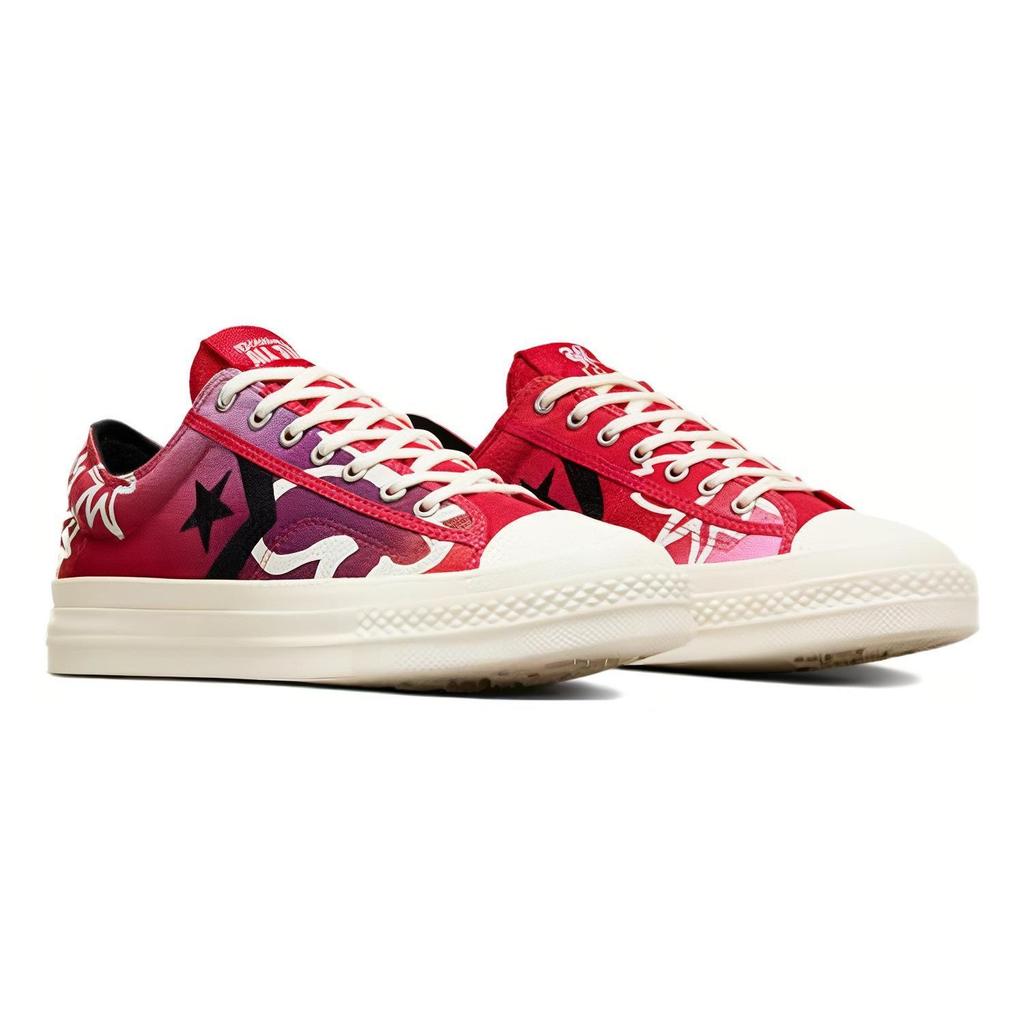 Converse Liverpool F.C. X Star Player 76 Low The Next Generation Unisex Sneakers Red Tomato Egret A07257C