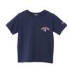Champion Short Sleeve Crew Neck Relax Graphic Logo Size 100 Kids' T-Shirt, 100% Cotton, Fit, Print, Basic, Navy, CKSX337Z,