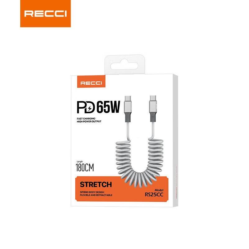 Спиральный кабель данных Ruisiruis с быстрой зарядкой PD 27 В