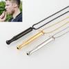 For Anxiety Relief Mindful Breathing Necklace Stress Anxiety Whistle Necklace Yoga Sports