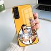 Чехол для телефона B-Bobs B-Burgers для Samsung S26 S25 S24 FE S23 S22 S21 Plus S20 Ultra Note20Ultra Черный Стеклянный Чехол