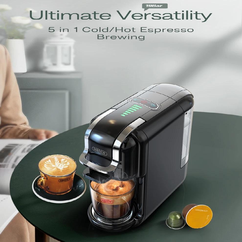 Капсульная кофемашина, полностью автоматическая бытовая небольшая домашняя кофемашина, портативная универсальная капсульная машина самообслуживания