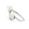 Les Trésors De Lily [I8851] - Silver Ring 'Opal Goddess' Silvery White (rhodium-plated) - 15x10 Mm
