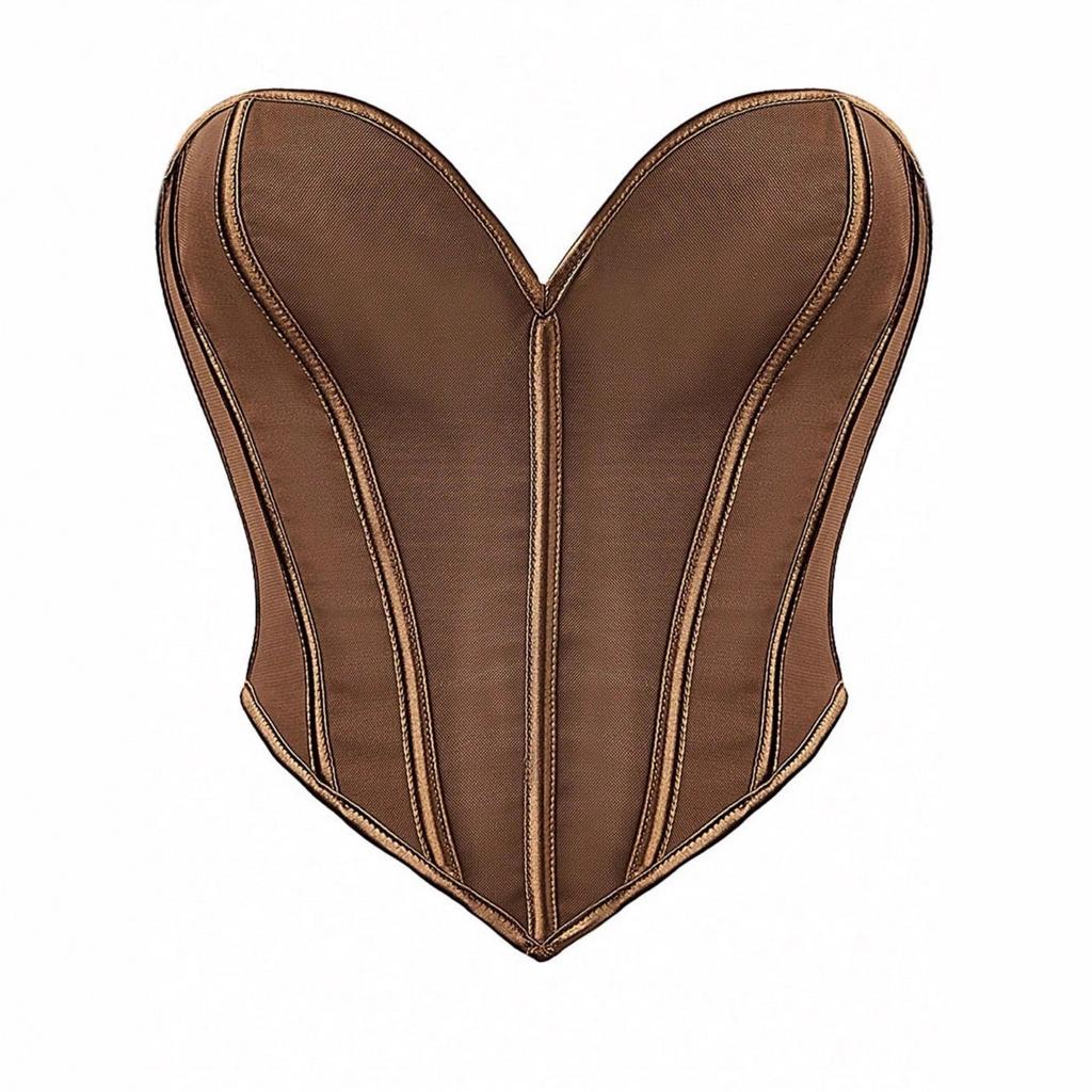 Женский милый корсет без бретелей в форме сердца, топ с открытыми плечами, подчеркивающий талию, сексуальный лиф в стиле жилета, можно носить и на выход.