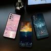 Новый Водный Сон Арт Мягкий Силиконовый Черный Чехол для Телефона Для Samsung Galaxy A73,A72,A71,A70,A53,A52,A51