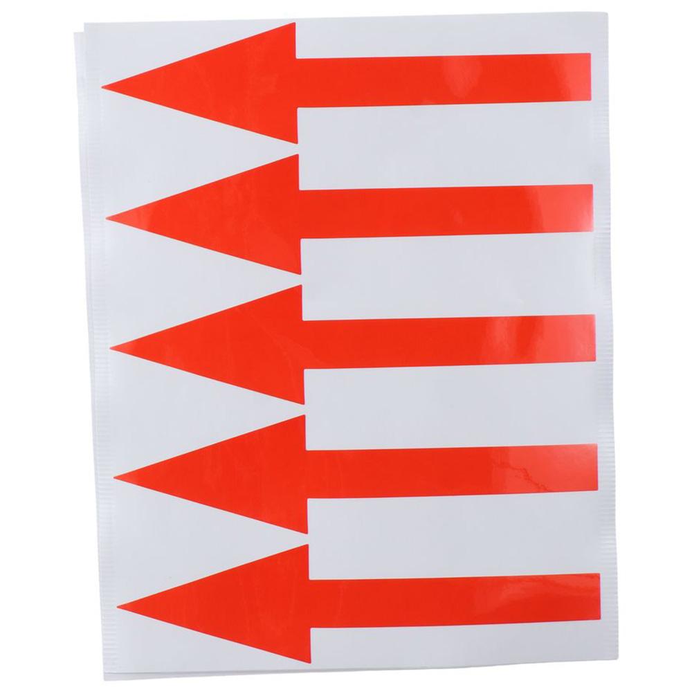 PVC Adhesive Direction Indicator Label 6 Inch Self-adhesive Paper PVC  Office