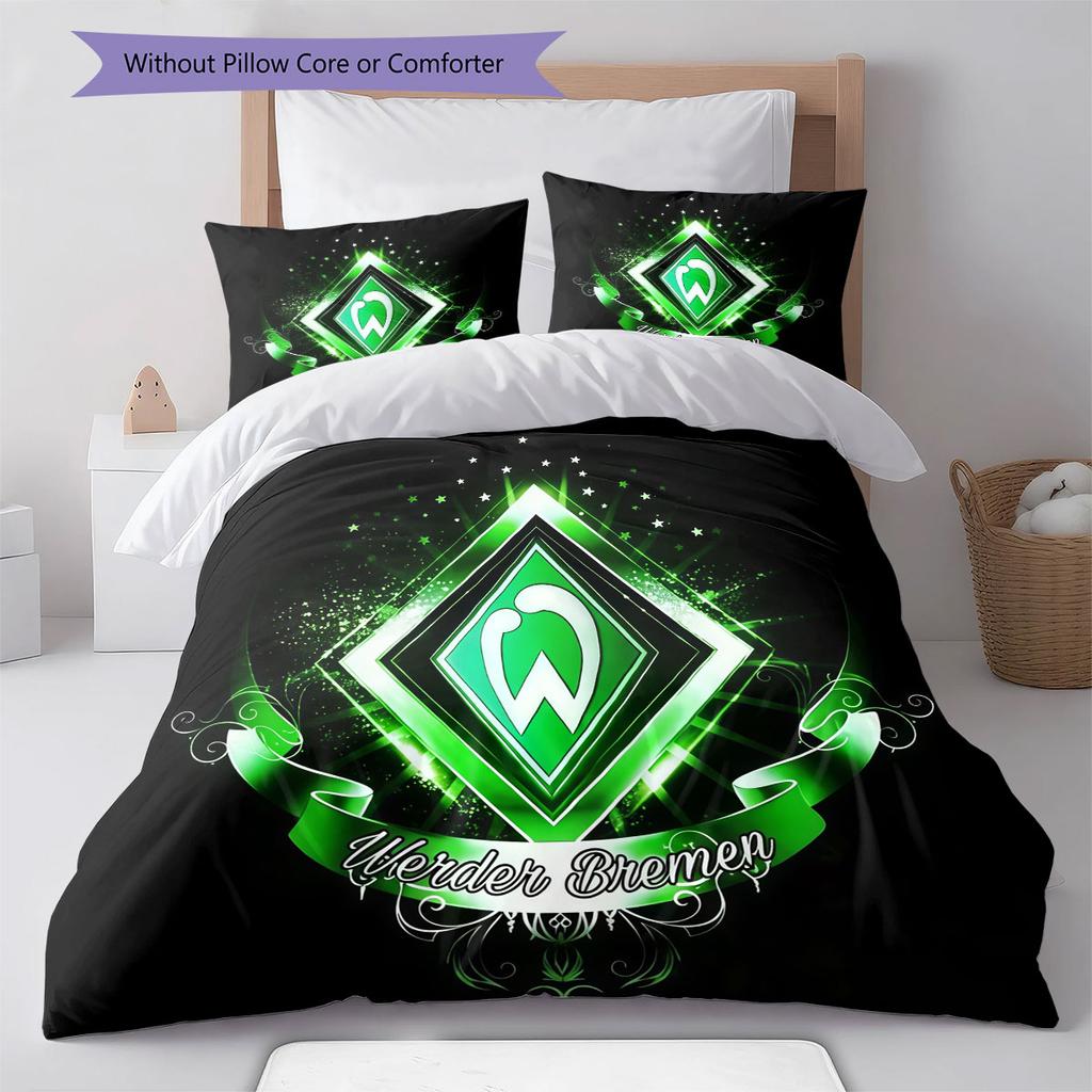 Werder logo Bedding Quilt Set Quilt Cover Pillowcase Home Decoration Birthday Gift (1 * duvet cover + 2 * pillowcase, without core)