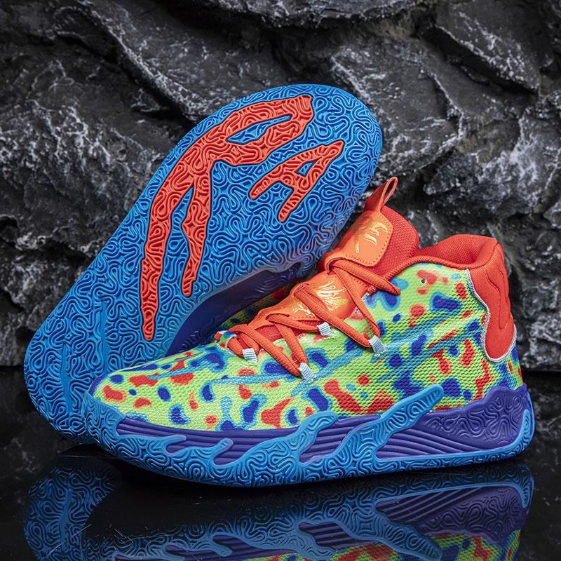 Весенние новые спортивные дышащие износостойкие амортизирующие мужские спортивные кроссовки мужские баскетбольные кроссовки повседневная обувь