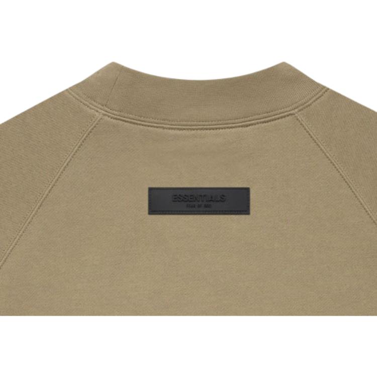 Fear of God Essentials Флисовый свитер с круглым вырезом Унисекс Свитеры Дуб-Коричневый FOG-SS22-292