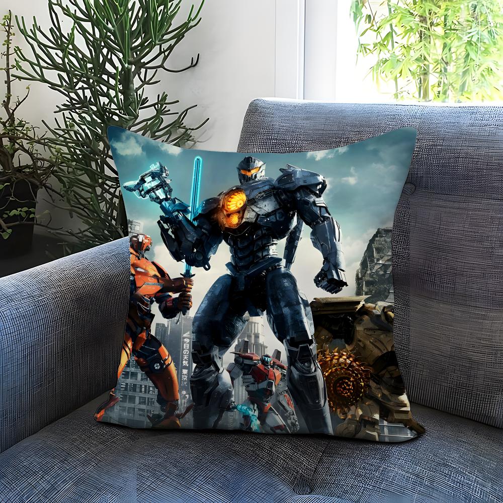 Trendy PPacific Riming Cushion Cover Comfortable Reversible Pillow Cover Ideal for Car Sofa Bedroom Beyond