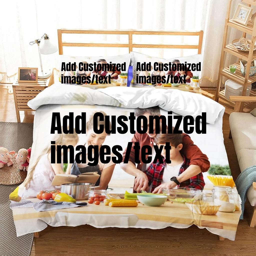 Custom Duvet Cover Set Interesting Creative Customized Photo Bedding With Pillowcase Twin Full Queen King Size Pod