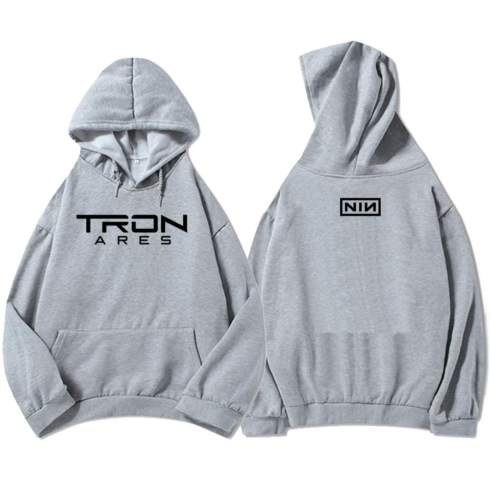 Nine Inch Nails Tron Ares Hoodies Fashion Band Album Graphic Print Sweatshirts Hooded Long Sleeve Male Sudaderas Winter Men Tops