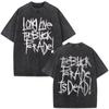 Rock Band My Chemical Romance Washed T-shirt Long Live The Black Parade Tour 2025 Gothic T-shirts Men's Women Oversized T Shirts