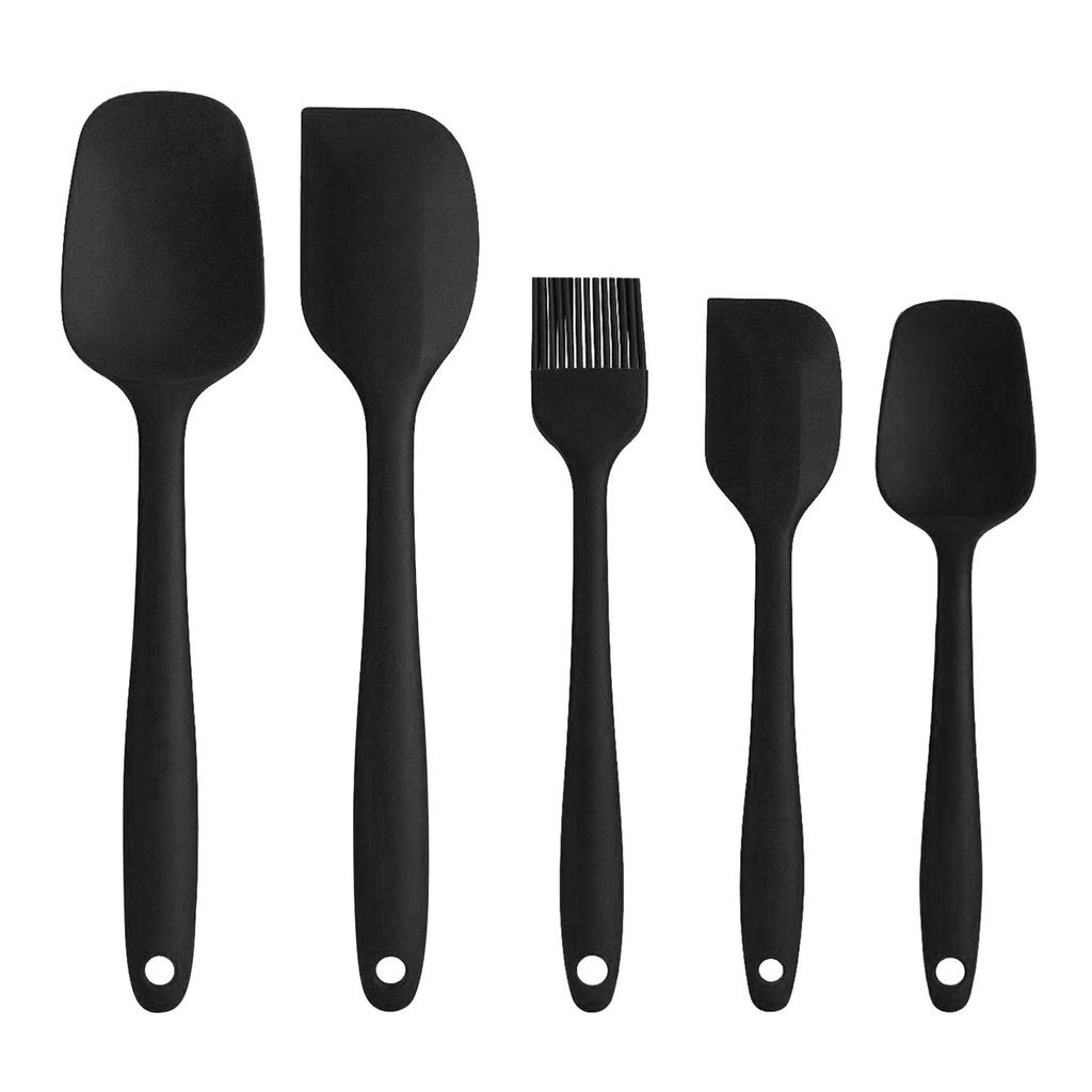 5 шт. силиконовая лопатка масляная кисть набор многоцелевой многоразовый палочка для размешивания кухонные принадлежности