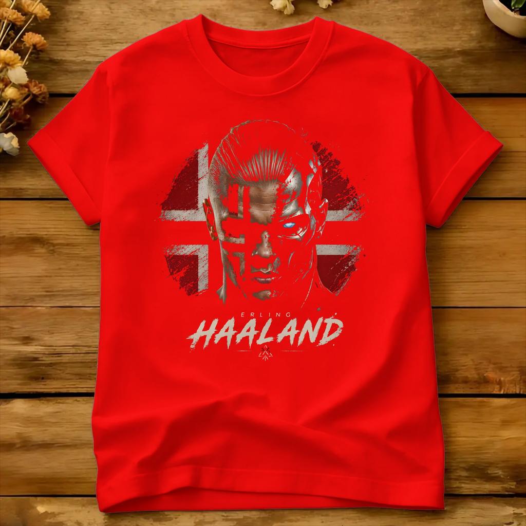 Haalandnorway T Shirt Summer Cotton Tshirts For Unisex Casual Tshirt Short Sleeve Funny Clothes