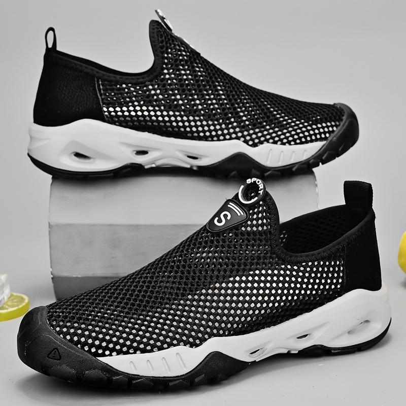 Унисекс Летняя Дышащая Сетка Мужская Обувь Легкие Мужские Мокасины Модная Повседневная Мужская Обувь Дешевая Женская Обувь