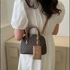 Luxury Shell Bag Fashion Women's Handbag Korean Style Shoulder Bag Plaid Print Crossbody Bag Card Bag MIT