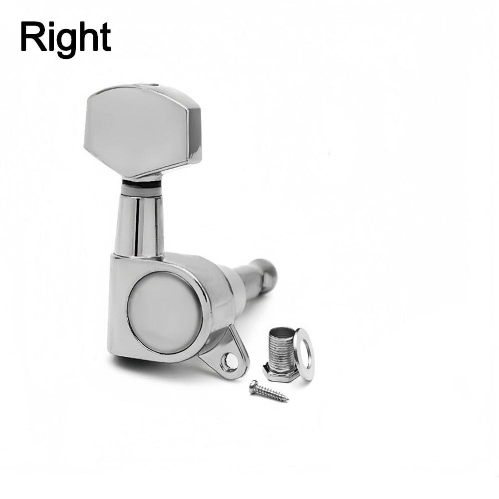 Металлические колки для настройки гитарных струн, конфигурация 3L3R, полностью закрытые гитарные колки, машинные головки, ручки, колки для классической гитары