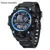 New Watch Trend Fashion Men's Student Teen Electronic Watch Waterproof Multi-functional Watch