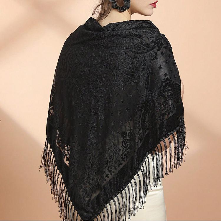 Women's Velvet Shawl and Wrap for Outwear Evening Party Prom Dress Accessories Scarf Large Square Shawl and Wraps