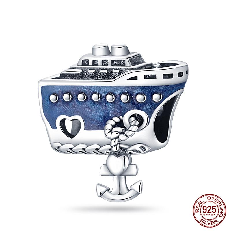 Серия Океан - Оригинальные Настоящие Медные Шармы Бусины Черепаха Краб Русалка Подходят Для Браслета 3 мм DIY Изготовление Подвеска