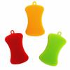 Dishwashing Sponge, Kitchen Brush, Silicone Scrubbing Brush, Flexible, Antibacterial, Heat-Resistant, Great for Cleaning and Grease Removal, Multi-Fun