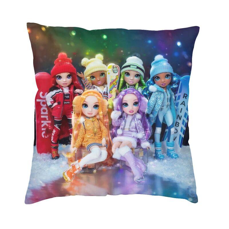 Роскошные куклы Rainbow High Подушка-диван для вечеринки в пижамах Чехол для декоративной подушки из полиэстера