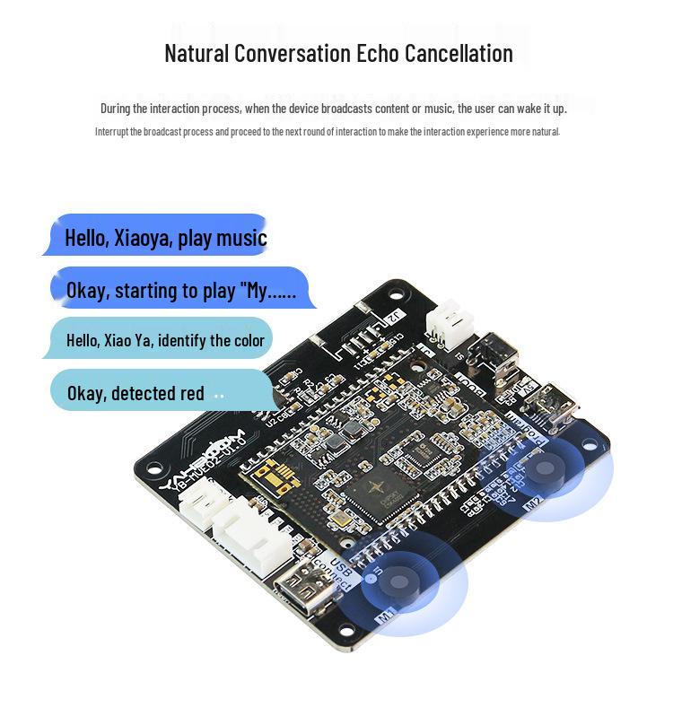Smart AI Voice Module: Dual Mic Sensor & ROS Offline Development Board