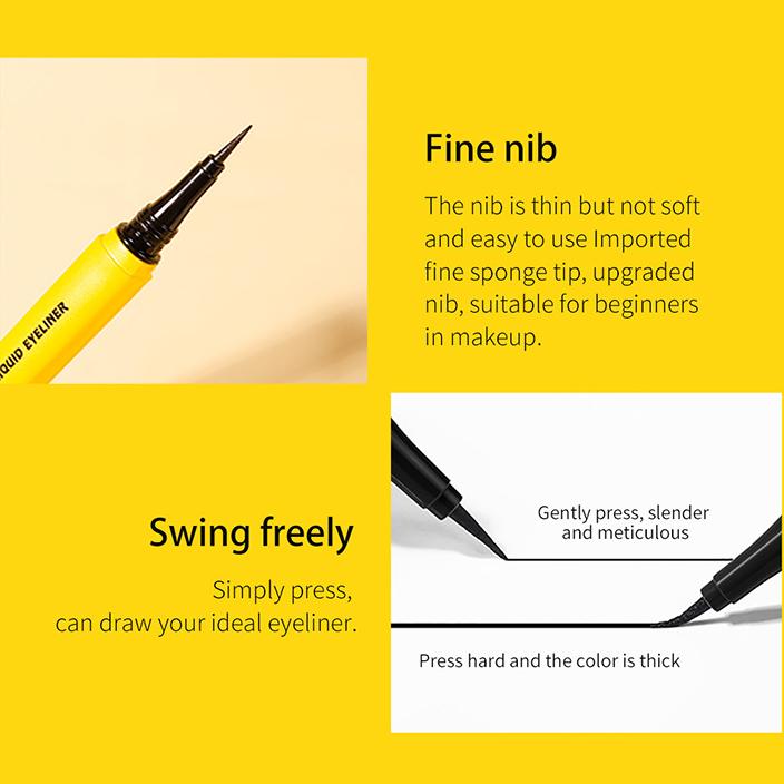 Многоцветная подводка для глаз, не размазывающаяся подводка для глаз, долговечный водонепроницаемый быстросохнущий карандаш для глаз