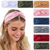 Women's Headband Wide Headband Youth Girl Accessories Solid Color Wide Edge Headband