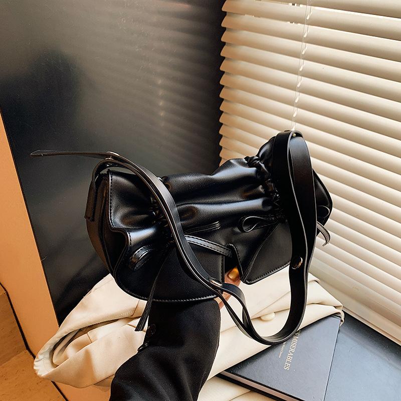 Нишевая сумка в балетном стиле женская новая модная универсальная сумка-мессенджер летняя на плечо под мышку плиссированная сумка